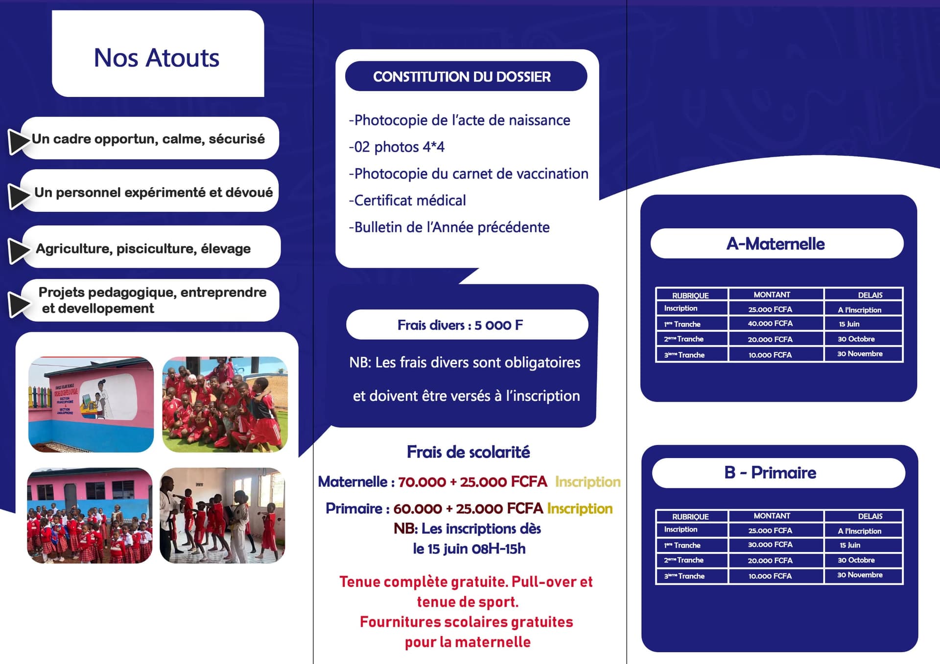 Élèves en activité